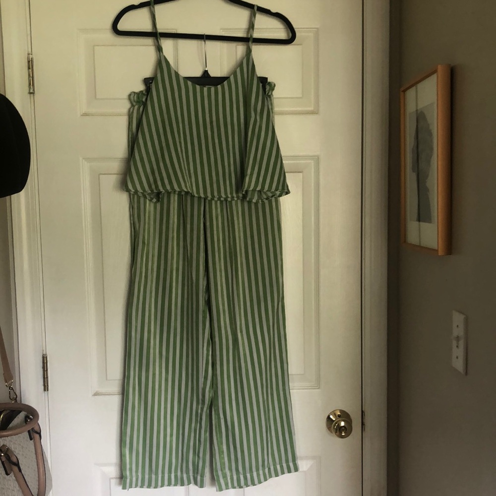 pajamas, forever 21, green, white, satin